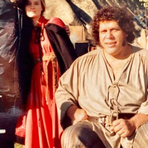Robin Wright Instagram - The Princess Bride Monday memories, it would seem! Here we caught Wallace Shawn lunching, the rest of us posing, on location in #bakewell What a magical experience! #magic Simply the best cast and crew who I am missing so much! 🥲 Here, Rob, Andre, Cary & Wallace…😘 love from your #princessbride #truelove #asyouwish
