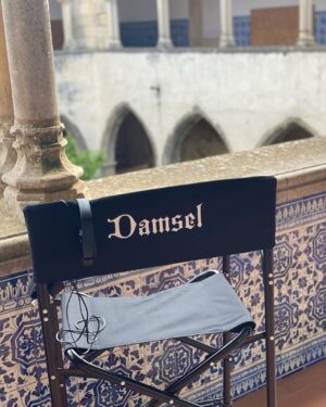 Robin Wright Instagram - Recently #wrapped Damsel @damseltv in Portugal #tomarportugal Had a blast with Pippa (hair & makeup) @pipwoods #lovemycrew and I #lovemyjob @milliebobbybrown @netflix @whatsonnetflix 2023! Thank you! #castcrew