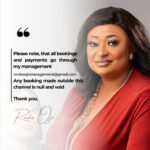 Ronke Oshodi Oke Instagram – Public Announcement 👂 

Thank you 🙏🏽