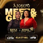 Ronke Oshodi Oke Instagram – Myself and My dearest Sister @iambisola will turn up for Ajosepo at the Ikeja City Mall tomorrow, Friday, 12th of April, will you be there?? 

#Ajosepo #ajosepothemovie🎬🥰 o