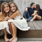Rosa Blasi Instagram - My favorite family photo from 6 years ago 📸 by @laurentlevy that hangs in my bedroom. You can feel the excitement from these two little girls who suddenly found themselves a sister (just 6 weeks in age apart). #modernfamily #fate #newbeginings #2013