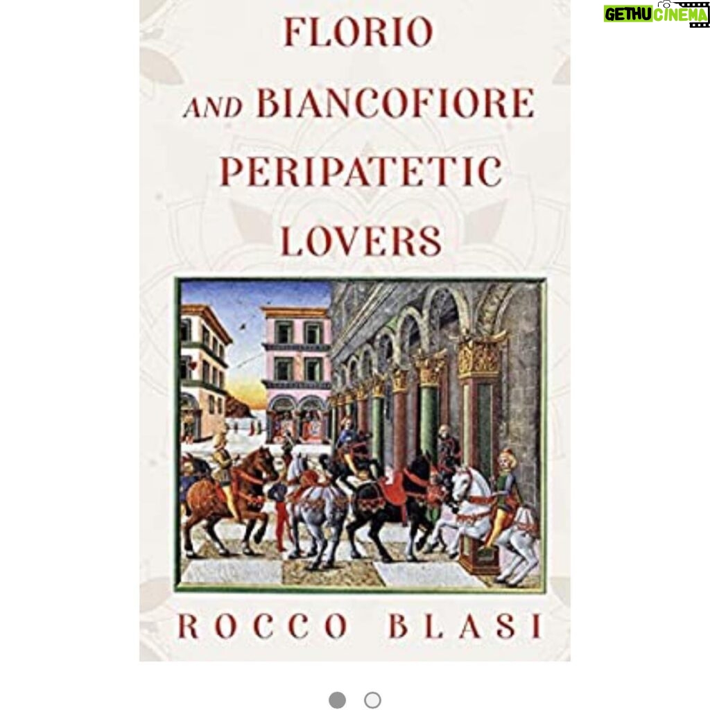 Rosa Blasi Instagram - My father Rocco Blasi can now add “published author” to his long list of accomplishments that include: A PhD in English, a 35-year college teaching career, a Fullbright scholar, speaking 8 languages, a 3rd degree black belt in Karate, and being the most supportive and loving father and husband in this great country he so proudly immigrated to. Congratulations daddy! ❤️ Please check out link in my bio to pre-order this epic novel about two young lovers during the eight century brought together and torn apart by fate, wizards, gods, miracles and magic! Before Romeo & Juliet...there was Florio & Biancoflore. #FlorioandBiancoflore #Amazon #RoccoBlasi.