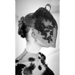 Rosamund Pike Instagram - So this happened … Golden Globes in black and white. A fantastic, beautiful, ethereal night. I will write more. But @Dior and @philiptreacy together made magic for me.