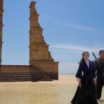 Rosamund Pike Instagram - Some love for the incredible privilege of playing Moiraine Damodred in @thewheeloftime . @rafejudkins changed the arc of Moiraine’s journey in the novels to explore the humanity underneath the Aes Sedai. What happens when someone with a cause for which they are prepared to die loses their greatest weapon in the fight? In this case : access to the One Power. We see through Season 2 Moiraine’s vulnerability, her pride, her refusal to trust. We also see the extent of her bravery. Episode 8 of Season 2 explores the feeling when accesss to the power is restored, and we see the intoxicating rush of channelling again; we also see an apology made to the person who withstood every attempt to push them away, and selflessly worked to solve the mystery @danielhenney as #lanmandragoran . @sharon_gilham_costume_design came up with a stunning final outfit for Moiraine, with a beautiful nod to the shoulders of her iconic bolero in Season 1, this time worked in lace on a beautiful blouse by @karenbob73 . This costume gave me the fluidity of movement I needed for this final epic channelling moment, and felt pure Aes Sedai. Everything Moiraine has is pushed to the limit in her fight to stop the Dragon being shielded by the Seanchan Army and turned to the dark . “I see my death in every day, as you do. How could I not with the task we have followed these years? Now with everything coming to a head, I must see it as even more possible. “