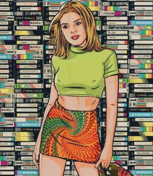 Rose McGowan Instagram - Scream appreciation post: Tatum was a special character to play. Working with Wes Craven to bring her to life was a gift. Though Tatum died on film, through art she lives forever. Do you love Tatum too? 🖼️ by @obipatrickenobi #Scream
