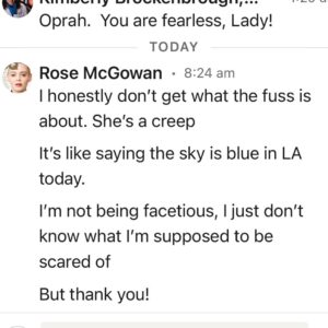Rose McGowan Instagram - Thank you for your support!  #Deprogramming