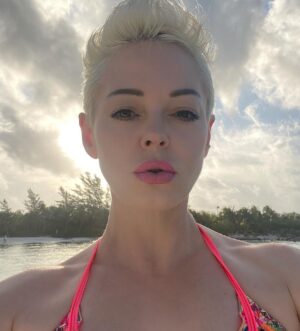 Rose McGowan Instagram - describe your day in one word