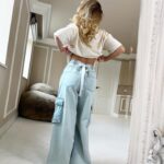 Rosie McClelland Instagram - “I like that I’m not typical” 🤍 If the jeans don’t fit find some ribbon 🤍🎀 Check out my latest TikTok for bow tutorial (link in bio)