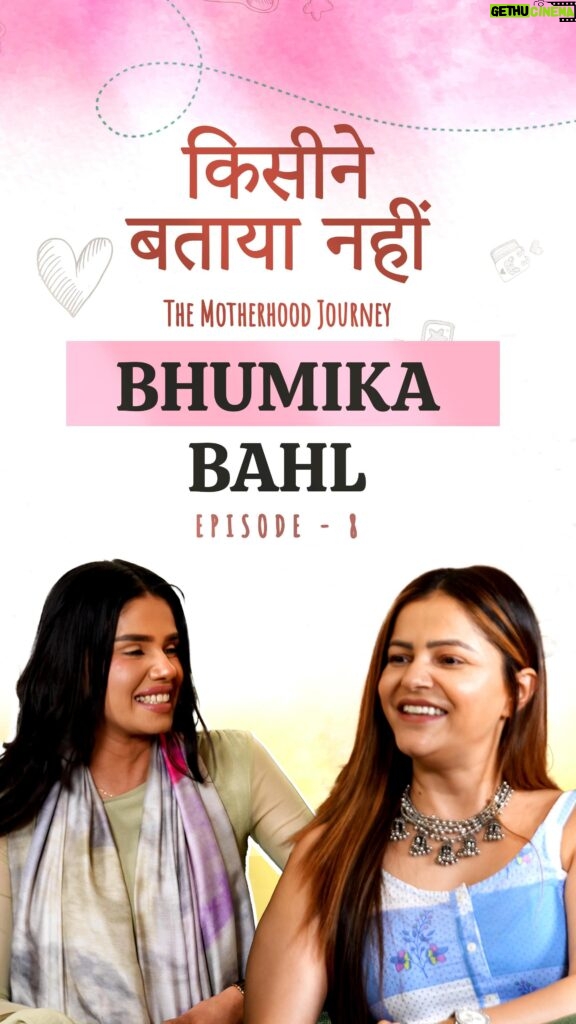 Rubina Dilaik Instagram - “Behind every successful woman is a tribe of other successful women who have her back. Family is not an important thing. It’s everything” Welcome back to the 8th episode of Kisine Bataya Nahi: The Motherhood Journey! Gracing our show today is the very talented make-up artist, Mentor, Entrepreneur and new mother, Bhumika Bahl. We had an insightful conversation filled with personal experiences, tips, and heartfelt discussions on the topic “Support of family for the working mother”. Check out the whole video on my YouTube channel (link in Bio)🫶