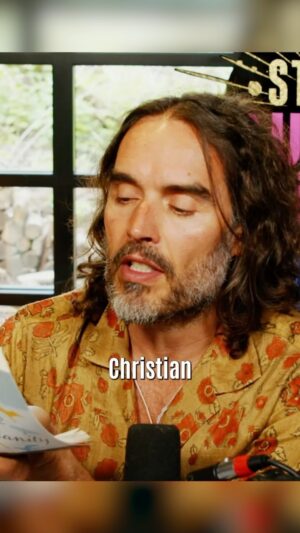 Russell Brand Instagram - This week on book club we did this. If you missed it, catch up and join us next time. Our next live book club is 25th April 📚

#bookclub