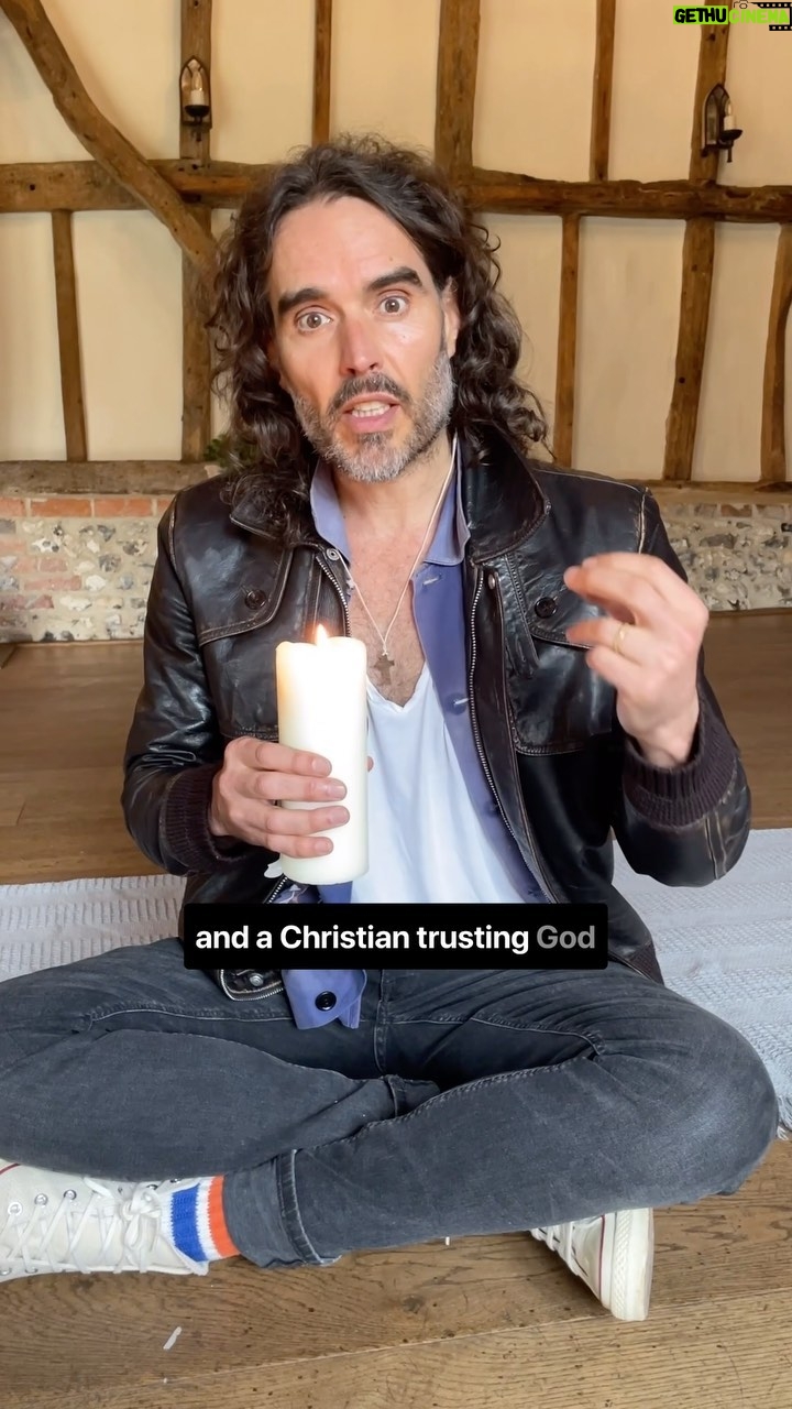 Russell Brand Instagram - greeted as a king, crucified but then... #easter #jesus #christ