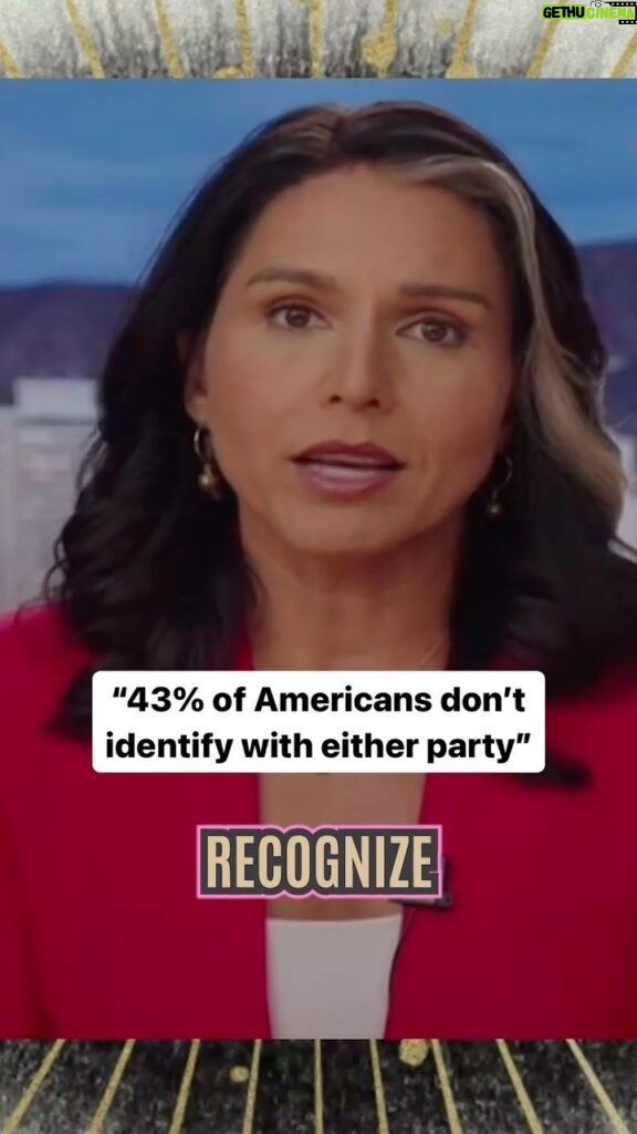 Russell Brand Instagram - “43% of Americans don’t identify with either party” - a clear sign people want change, not the same old two-party nonsense!!