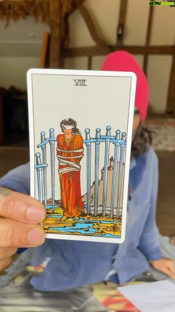 Russell Brand Instagram - Take the blindfold off and you will see... #tarot