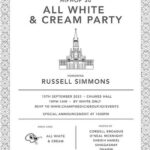 Russell Simmons Instagram - Gushcloud and Cordell Broadus is honouring me at F1 Singapore this year with a Hip Hop 50 "All White and Cream Party". Local Hip Hop artistes like Sheikh Haikel, Shigga and Dharni will be joining in too. Am grateful for the love. RSVP to https://lu.ma/f1hiphop50 if you are in town!
