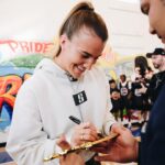 Sabrina Ionescu Instagram – Opening the doors to a refreshed space for the next generation of hoopers 🙌

A big thank you to @sabrina_i, @si20foundation, @slam & #2KF for continuing to grow youth basketball 🏀