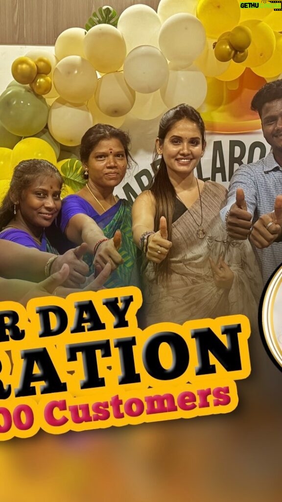 Sai Gayatri Instagram - Rombha Nandri makkale 🥺10,000 Happy customers @sai_secrets Labour Day celebration 🥳 so dis is how our May Day went 🥳🥳🥳🥳 Thank u god 🧿😇🙏🏻 Watch FULL video now on Sai secrets YOUTUBE CHANNEL🤩 Channel link in BIO . #vlog #saisecrets #hairoil #labourday #10 #thousand #happycudtomers #celebration