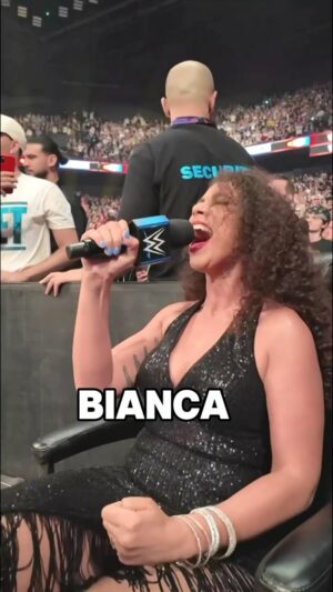 Samantha Johnson Instagram - Can’t beat this energy! 🔥 #WWEBacklash