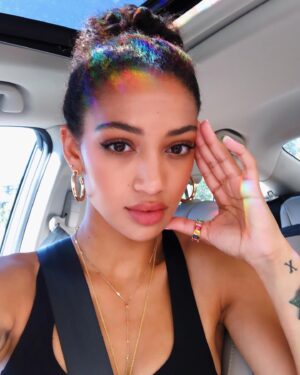 Samantha Logan Instagram - then-and-now