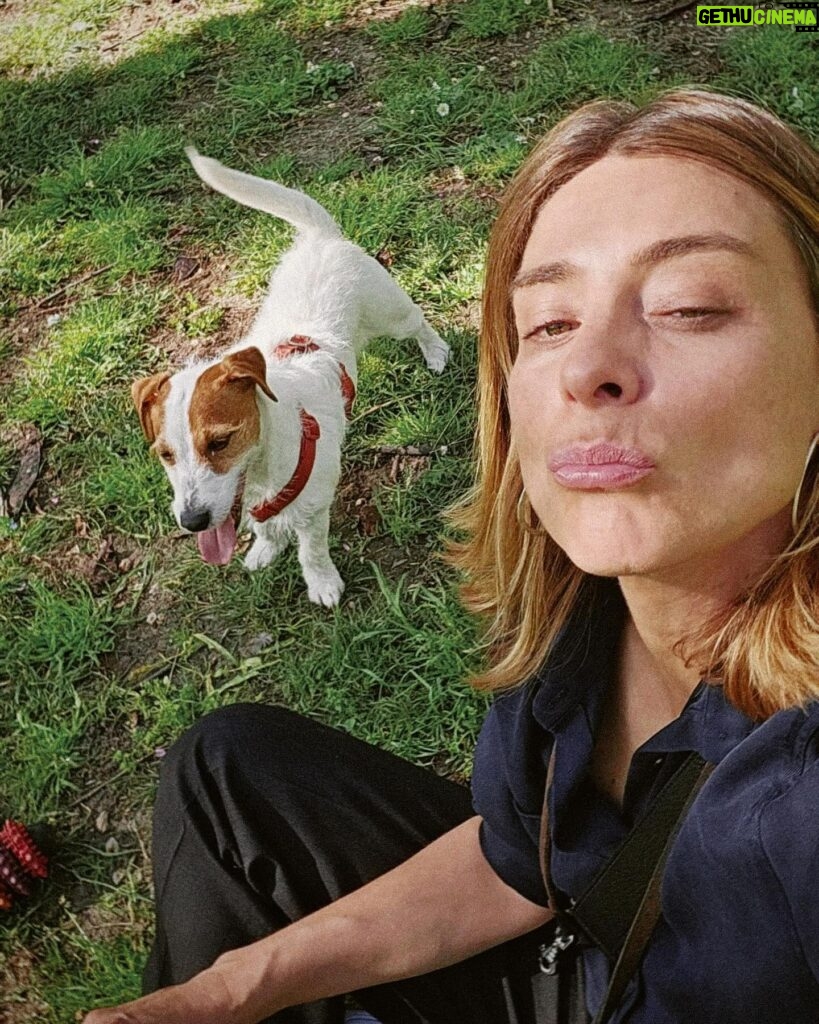 Sandra Barneda Instagram - Confirmo, este perro posa mejor que yo 😂💘