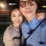Sandy Wu Instagram - #sandywuofficial Date night situation ✨ 更好的時光，更好的我們， 一點都不容易，淚光閃閃，竟然也很動人， 和你擁有深刻而成熟的對話是最幸福的事。 今天要聽：I Feel You by 洪大光