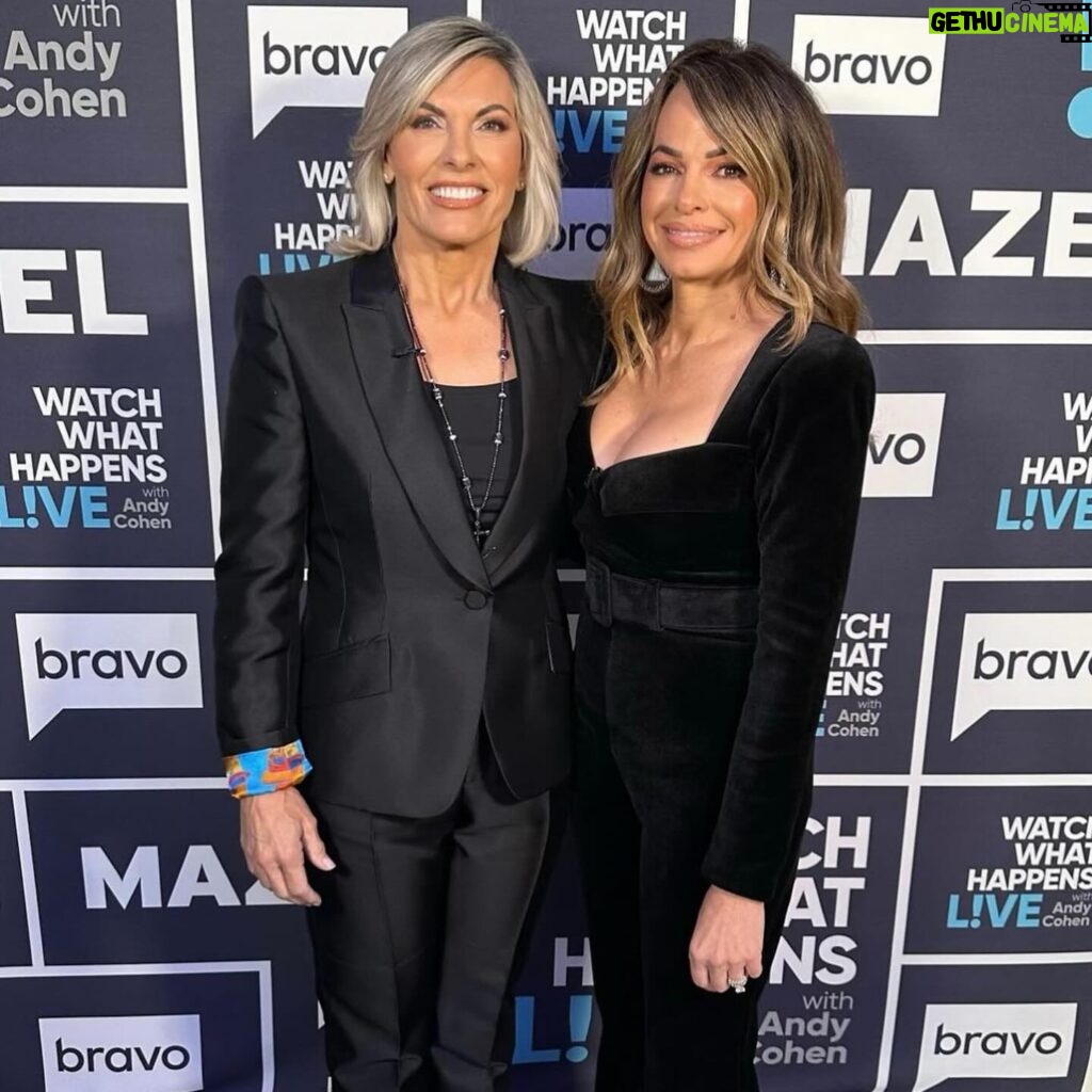 Sandy Yawn Instagram - Last night at @bravowwhl was a blast! Huge thanks to the talented @priscilladistasio for my glam and shoutout to the fabulous @moyevabespoke and @andreatnewyork for my stunning suit! #bravotv #bravowwhl #belowdeckmed