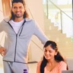 Sanya Thakur Instagram - Belated Happiest birthday co-Star! @thedeverakonda 🙋‍♀️ it was pleasure working with you ,such a humble and beautiful person! God bless you !🎉
