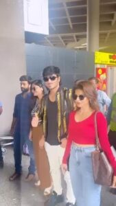 Sanya Thakur Instagram - MUMBAI ❤️ 🔥.. Here to Launch the Hindi Trailer of #SPY today evening with the Hindi Production house of @sangeetaahirofficial @manglmurtiflims ji @cinekornent #SpyHindi