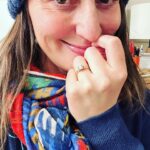 Sara Bareilles Instagram - We have been engaged for a year and this is the ring we chose- we picked it up yesterday. We bought the gold leaf at an arts fair in Mexico City last December because looking for a ring started to feel like it was distorting and eclipsing the beauty of choosing each other. Joe found this ring at an antique store upstate. I was buying tiny lamp shades. (So cute!) It didn’t fit my finger so I was scared to take the leap. I had been thinking I should go get something custom or really hunt for the “right ring” so I balked at it. We drove back to our house without it and talked about the concept of the ring. That it is something he wants to give me, not just get for me. That the leap of faith of not quite knowing if it was “the one” is just that. A leap of faith. And isn’t that life? I look at this ring and think of his big blue eyes and how sometimes they are pleading with me to let go and grow into something new with him. So I did. And we got it the next day and got it sized and now I just love that I see him when I look at it- I like looking at you @joetipps. Exceptional “hand holding things” pictures were taken by me. Please credit me I’m a very important photographer.