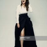 Sara Bareilles Instagram - Get styled by @savwhite in a killer dress from @carolinaherrera , some shoes you would play basketball in (if you played basketball)by @charlesandkeithhh, hair by @jemmamuradian, makeup by @tobimakeup - and a fiancé like @joetipps who understands the assignment…. Let your leg go to the ball!!! @waitressmusical premiere at @tribeca. Photographs by the amazing @eriktanner