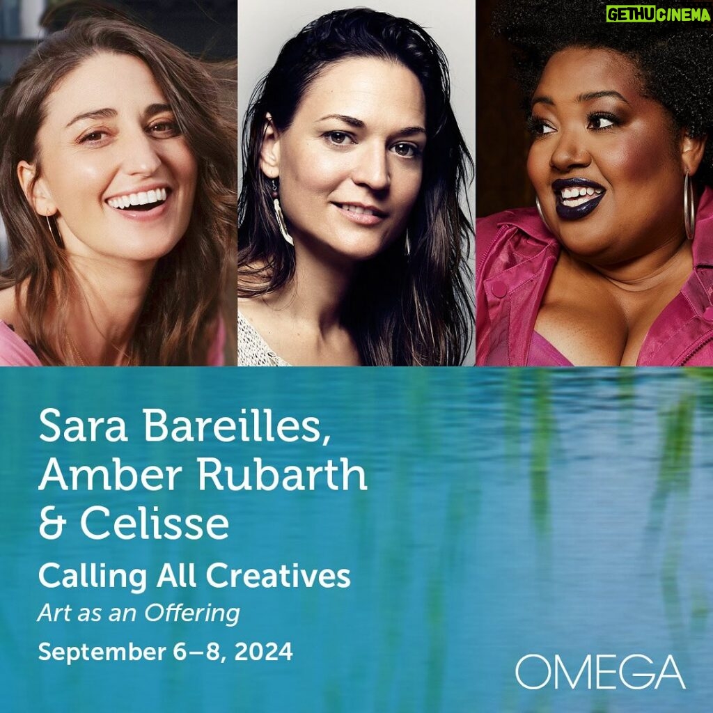 Sara Bareilles Instagram - Calling all creatives!! I am so honored and excited to share this new endeavor! I, alongside two very dear friends and artists, @amberrubarth and @celissemusic, invite you to join us at the world renowned @omegainstitute in our first CREATIVITY WORKSHOP. (Insert giddy cartwheel here 🤸🏻‍♂️) This is for everyone- there is NO ARTISTIC PREREQUISITE! We are interested in creating a space that deepens a conversation with creativity itself- and exploring ways to view creative expression and art as service- an offering to the world. We will share, write, sing, meditate, and play together to encourage our own bravery in seeking the edges of where we have already been. As a first time teacher I will be leaping into the unknown with you! Life itself is a creative pursuit and there is much to discover about being in alignment with that gentle compass. More information at the link in my bio- and there will be scholarships available in the coming weeks. More information to follow on how to apply! Grateful for this opportunity to discover alongside you! Xo Sara