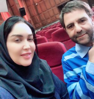 Sara Monjezi Instagram - به همراه شریک کاری ،آقای رحمانی عزیز