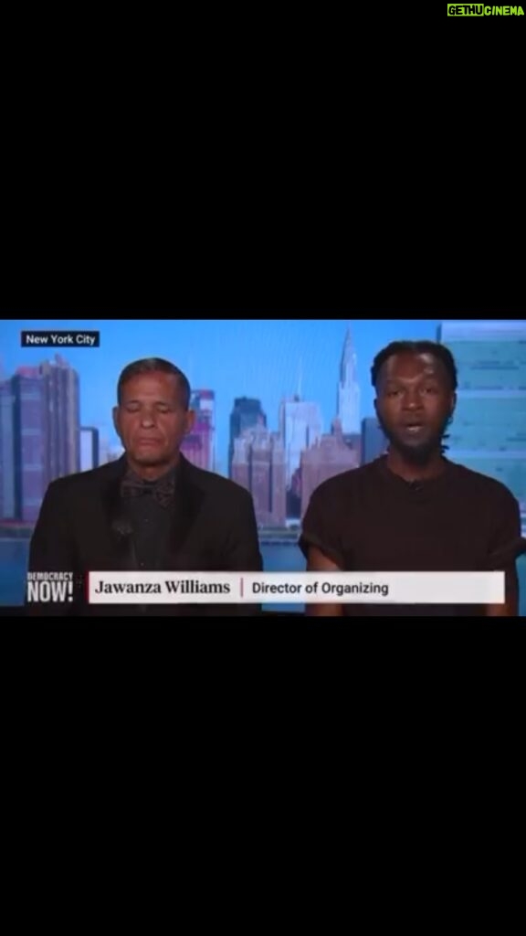 Sara Ramirez Instagram - Repost @jawanzajames Director of Organizing @vocalnewyork : Honored to have been asked to join Democracy Now! For a second time, albeit for incredibly violent circumstances. I talked about the murder of #JordanNeely and how it’s connected to the structural, political violence happening to people experiencing homelessness in NYC and across the U.S.