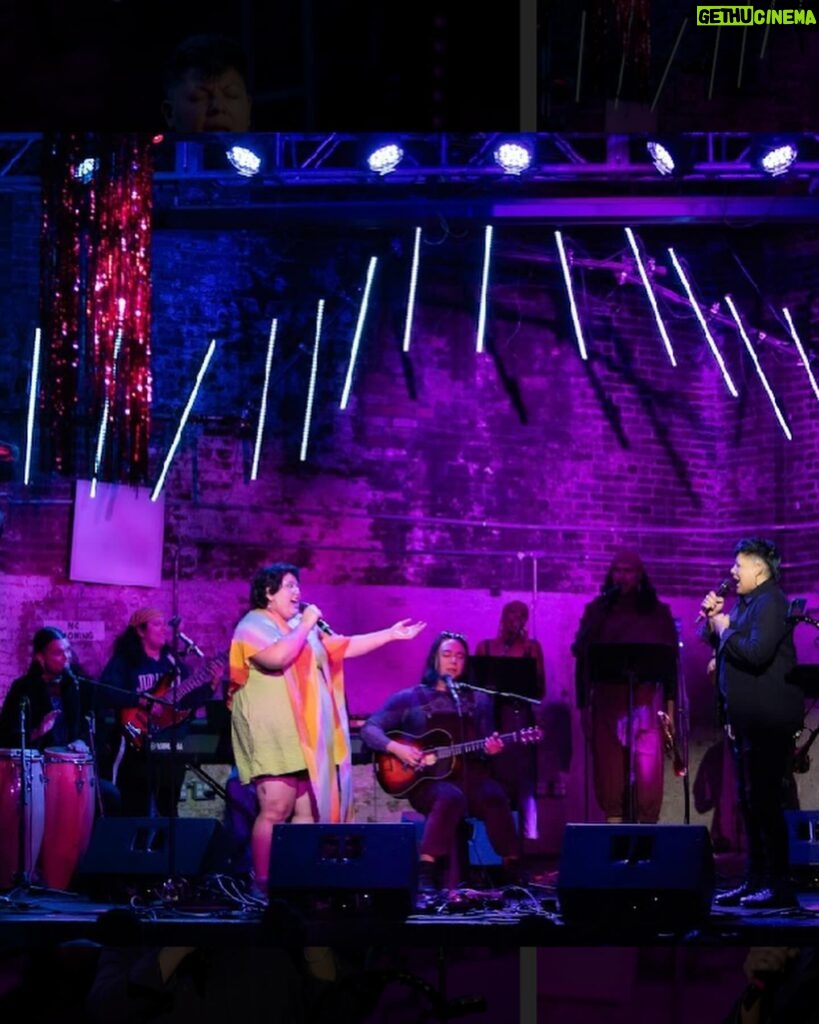 Sara Ramirez Instagram - The first time I experienced Las Mariquitas- New York City’s only queer & trans salsa band- I recall their warm, electric, spirit & sounds magnetizing me into the room. The space was packed, the crowd was very inclusive. Bodies of all shapes & colors could not help but undulate to the vibrations of our ancestors/trancestors. From slow romantic tunes to fiery fast paced rhythms, Las Mariquitas has an uncanny ability to lay out a musical tapestry of pain, joy, & everything in between. I could sense the band was (and is) not only made up of some of the most beautiful, talented, queer people I’ve ever met, but unified for something more expansive than that space could contain. And there we all were, moving, singing & forcing the walls to contend with our unification through the music of Las Mariquitas. We danced, we sang, we connected. At one point Las Mariquitas descended from the stage into the crowd & opened the floor up for us to root each other on in our collective liberation. I knew in this moment I would be transformed forever. When Las Mariquitas plays, it’s not just for entertainment, it’s not just about the tight & vibrant sets they perform, it is - additionally- about power of the people & of Mother Nature. The space they inhabit is welcome to all. Las Mariquitas has, with their spellbinding & soaring melodies, arrangements, vocals & lyrics, touched my soul & I am forever changed & grateful. Do yourselves a favor:learn what it is to experience Las Mariquitas live. This is an invitation for you to savor the delicious taste of liberation through the power of salsa & Las Mariquitas band.  Pic 1: multicolored poster, with green lady bugs that reads “Feb.22.2024, Mariquitaverse, ft. Duendita, MiraMira, Gladstone Deluxe, 3 Dollar Bill, Doors 7pm, Showtime 7:30pm-3am, 260 Meserole St., Brooklyn, NY, Las Mariquitas” . Pic 2: Sara & @mariquitas.band @breakingthebinarytheatre’s Bliss in 2023 . Video1/2/3: Feb 17,2023. My first time @mariquitas.band @cmoneverybodybk with @qween_jean @trudy0nduty @blacktransliberation @adrianavergaraa @lola.machine Video3/4: Sept 22,2023 @mariquitas.band @qween_jean joins the band @cmoneverybodybk 🎥: @trudy0nduty