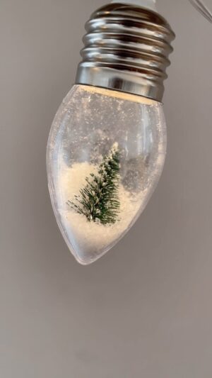 Sara Ramirez Instagram - Video of a wide shot and then close up on some of Sara’s Christmas lights hanging against a white(ish) wall. Each light is a clear bulb with a silver base and a tiny Xmas tree submerged and covered in snow inside. In the background is the sound of Sara singing some lyrics from “Have Yourself a Merry Little Christmas” live while filming this video. You can hear Mio, Sara’s 6 months old puppy singing along in the background. Video ends on close up of one of the bulbs. Then Sara says “Merry Christmas, everybody.”

Wishing you all a restorative, healing, generative, truth telling, joyful, loving holiday, however you choose to celebrate and/or share space. And not everyone is celebrating today. Not everyone celebrates or holds space in the same way. 
I’m also remembering that the size of our grief is the size of how large we love(d). 

Peace,
♥️🫶🏽❄️🫶🏽♥️