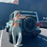 Sara Sampaio Instagram – When you match your car  @alo