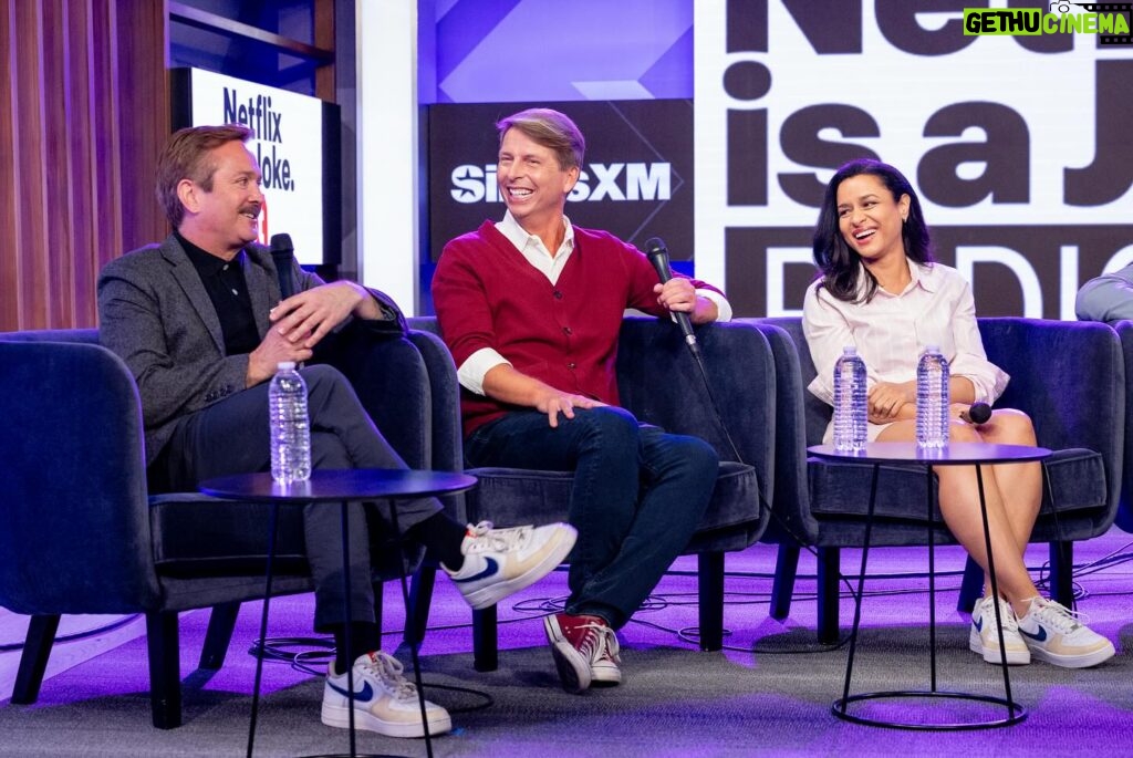 Sarah Cooper Instagram - Thanks for all the sugary sweet comments about #UNFROSTED. Here are some photos from a @siriusxm town hall I was so proud to be part of. Laughed too much. Thank you @tompapa Styling by @madisonguest Hair and makeup @melartistry