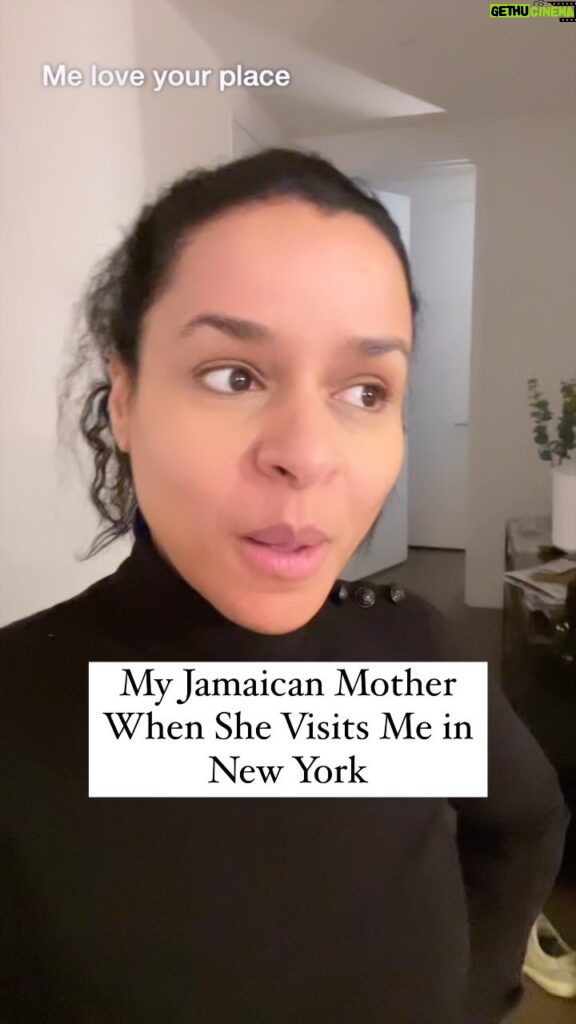 Sarah Cooper Instagram - My Jamaican Mother When She Visits Me in New York (@lau_ramoso my inspo)