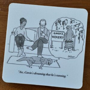 Sarah Cooper Instagram - Coasters?! A lil glass?? This book?! Thank you @asherperlman and @andrewsmcmeel ❤️ Go preorder Asher’s book, it’s from the same great folks who brought you How to Be Successful without Hurting Men’s Feelings