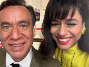 Sarah Cooper Instagram - Many of you have written in asking for more behind the scenes photos and I’m not one to ignore the will of the people #unfrosted
