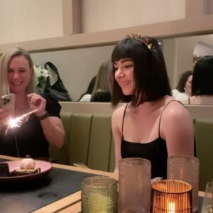 Sarah Gilman Instagram - it was a very happy birthday. thank you all for your kind messages 💙