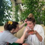 Sarah Levy Instagram – Friends helping friends get bugs out of eyes