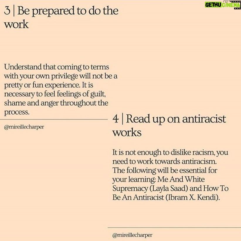 Sarah Levy Instagram - I found this extremely helpful. There is so much information out there on how to help and it can be difficult to figure out a plan of attack. Be supportive, stay loud, donate if and when you can. Demand change. I am here to fight the fight.