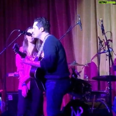 Sarah Levy Instagram - The last duet we did before this was “shallow” during a slightly intoxicated karaoke performance so I’m glad this one turned out a bit better. Thanks @olreid for letting me share the stage with you, you are a true musical gem. Also everyone go see Noah ON TOUR NOW. https://concerts1.livenation.com/noah-reid-first-time-out-tour-new-orleans-louisiana-05-04-2020/event/1B00583711FEB34A