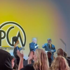 Sarah Shahi Instagram - What an honor to attend my first @producersguild awards with my @rwrbonprime family. We shot during Covid and it came out during the strike. Almost feels as if we never even did it! But this acknowledgment surely makes up for that. @sarahsowitty @gberlanti @mimbomike - you are the best producers out there. And to share a room where Martin Scorsese talks about meeting Hitchcock for the first time and kissing Elke Sommer, makes us all winners. 🙏🏼💜💫

And to my epic team who put me together!! ❤️❤️