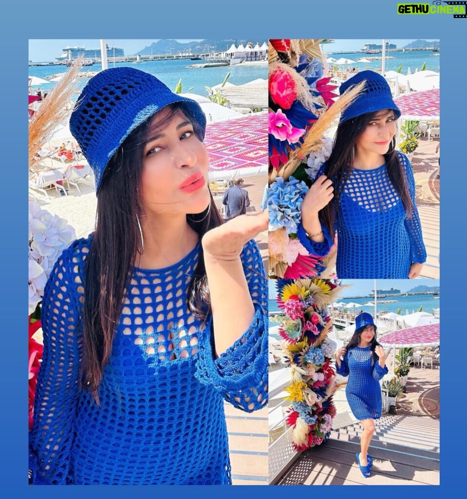 Saru Maini Instagram - Last day of #festivalducannes 💙Why does #Cannes film festival have to be only about high heels and formals😉 At #cannes2023 in a chic/sporty/casual look🤩 #fashion #ootd #stylish #comfortable