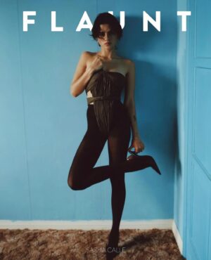 Sasha Calle Instagram - Thank you so much to Flaunt Magazine and the talented Joshen Mantai for going back in time with me, allowing me the space to reflect on my journey and my two loves - film and music. Grateful to YSL and Anthony for their support - I only wear skirts for you. Thank you to the beautiful team who laughed all shoot with me as I walked around saying I had “a bra bag” on in a very bad British accent. I am constantly inspired by all of you. I hope we continue to fight the barriers that are placed in front of us - together. x 

Credits:
@FlauntMagazine
Photographed by @JonnyMarlow
Styled by @Oliver_Vaughn wearing @YSL by @AnthonyVaccarello
Written by @Joshen_Mantai
Hair: @Virginie.Pineda
Makeup: @CedricJolivet
Flaunt Film: @JasonBergh
@Nue.Group @Monicajv 
#FlauntMagazine #UnderTheSilverMoonIssue