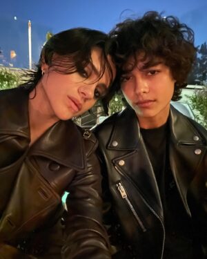 Sasha Calle Instagram - thank you @coach for having me and my handsome little brother last week. x