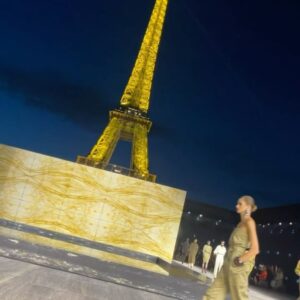 Sasha Calle Instagram - merci @ysl @anthonyvaccarello. beautiful show. abrazos x