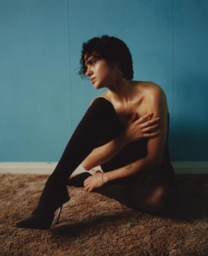 Sasha Calle Instagram - Thank you so much to Flaunt Magazine and the talented Joshen Mantai for going back in time with me, allowing me the space to reflect on my journey and my two loves - film and music. Grateful to YSL and Anthony for their support - I only wear skirts for you. Thank you to the beautiful team who laughed all shoot with me as I walked around saying I had “a bra bag” on in a very bad British accent. I am constantly inspired by all of you. I hope we continue to fight the barriers that are placed in front of us - together. x 

Credits:
@FlauntMagazine
Photographed by @JonnyMarlow
Styled by @Oliver_Vaughn wearing @YSL by @AnthonyVaccarello
Written by @Joshen_Mantai
Hair: @Virginie.Pineda
Makeup: @CedricJolivet
Flaunt Film: @JasonBergh
@Nue.Group @Monicajv 
#FlauntMagazine #UnderTheSilverMoonIssue