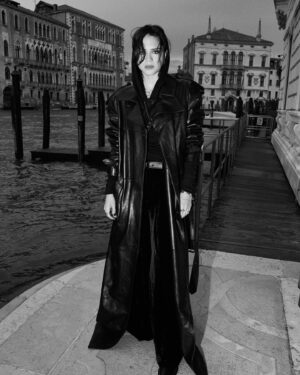 Sasha Calle Instagram - Besos @ysl @anthonyvaccarello. x